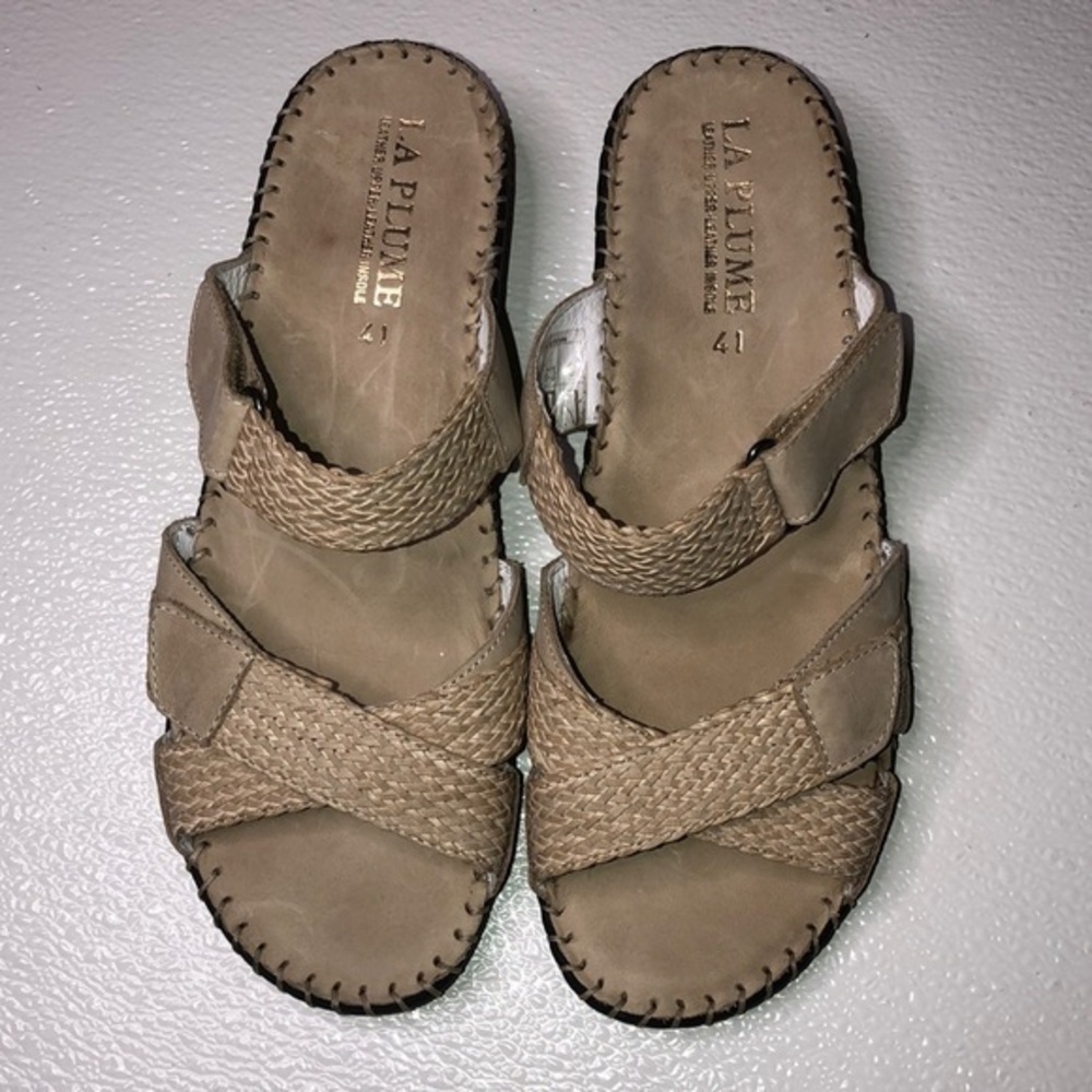 NWOT La Plume Comfort Sandals Size 9.5 41 EUR - Picture 2 of 12